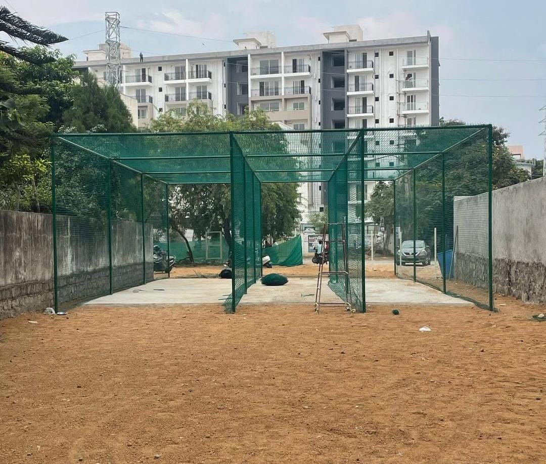 Cricket practice nets